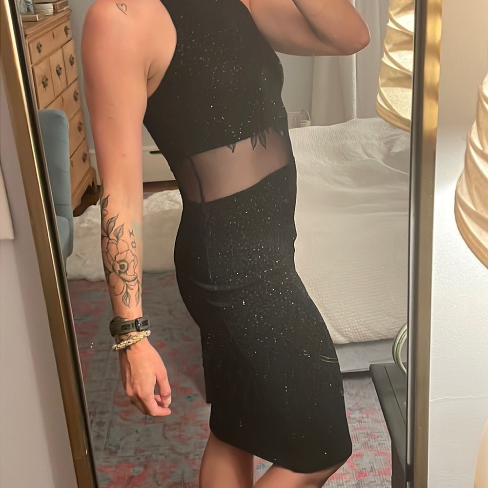 Sexy fitted sparkle dress